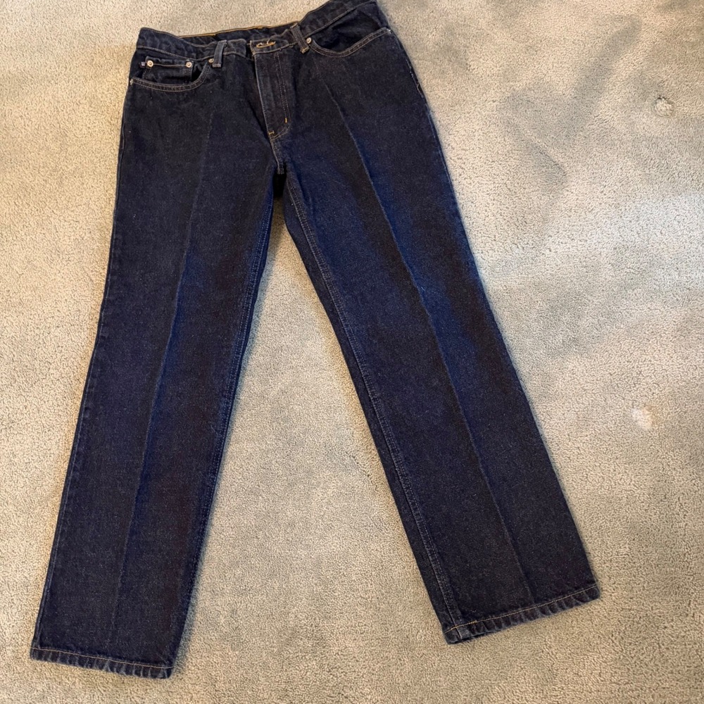 Polo Jeans Co Ralph Lauren Denim Jeans Mens 31x29 Dark Indigo Straight Leg RL